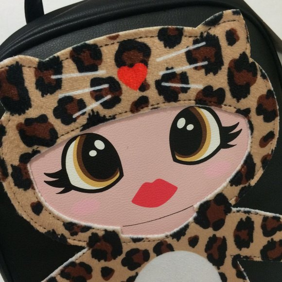 Betsey Johnson Cheetah Mollie Small Backpack NWT main image 4